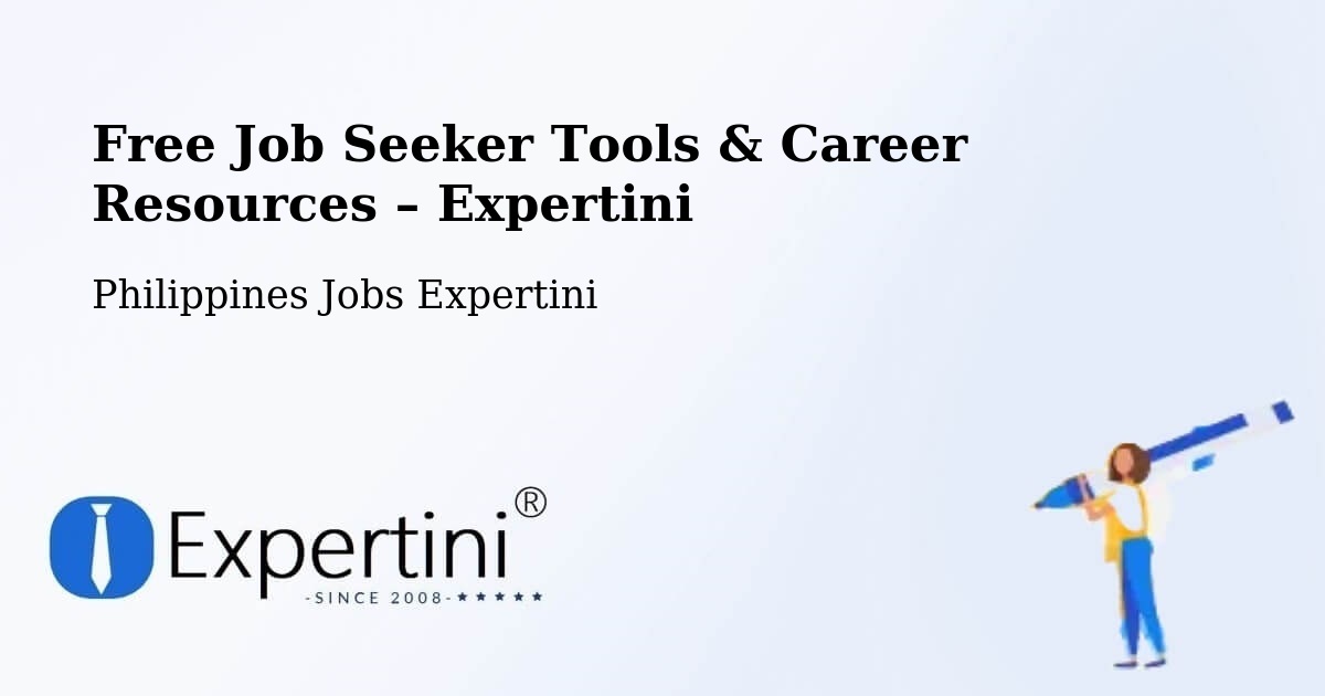 Free Job Seeker Tools & Career Resources – Soledad - Soledad, Philippines Jobs Expertini