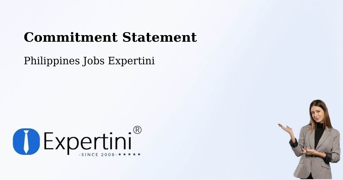 Corporate Commitment – Soledad - Philippines Jobs Expertini