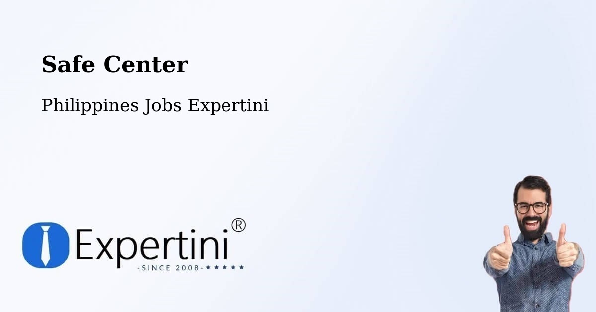 Safety Center – Soledad - Philippines Jobs Expertini
